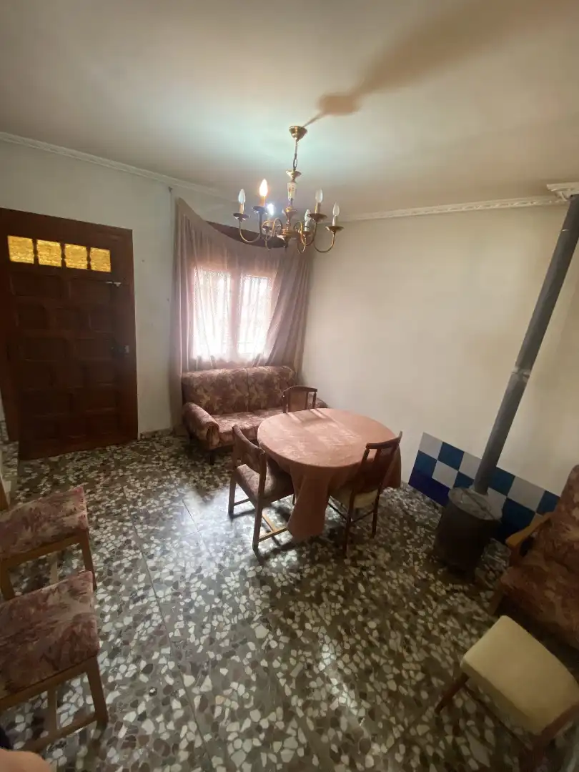 Sala de estar de Casa o chalet en venta en El Picazo   con Terraza, Amueblado y Balcón