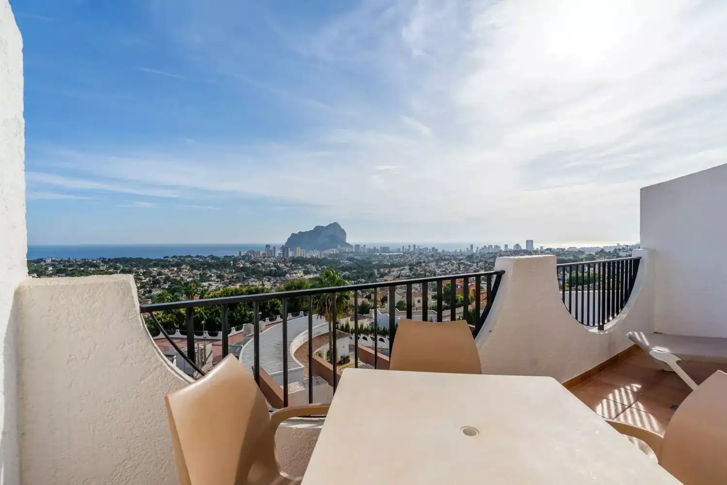 Terrassa de Casa o xalet en venda en Calpe / Calp amb Aire condicionat, Jardí privat i Terrassa