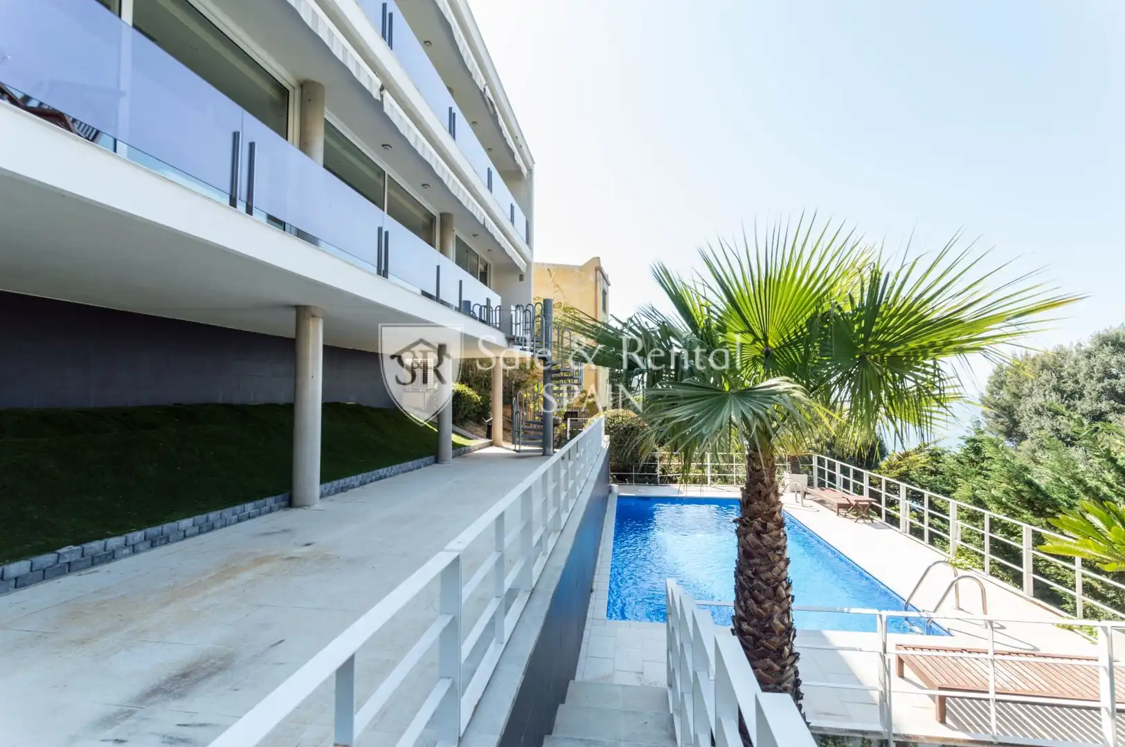 Vista exterior de Casa o chalet en venta en Lloret de Mar con Aire acondicionado, Jardín privado y Terraza