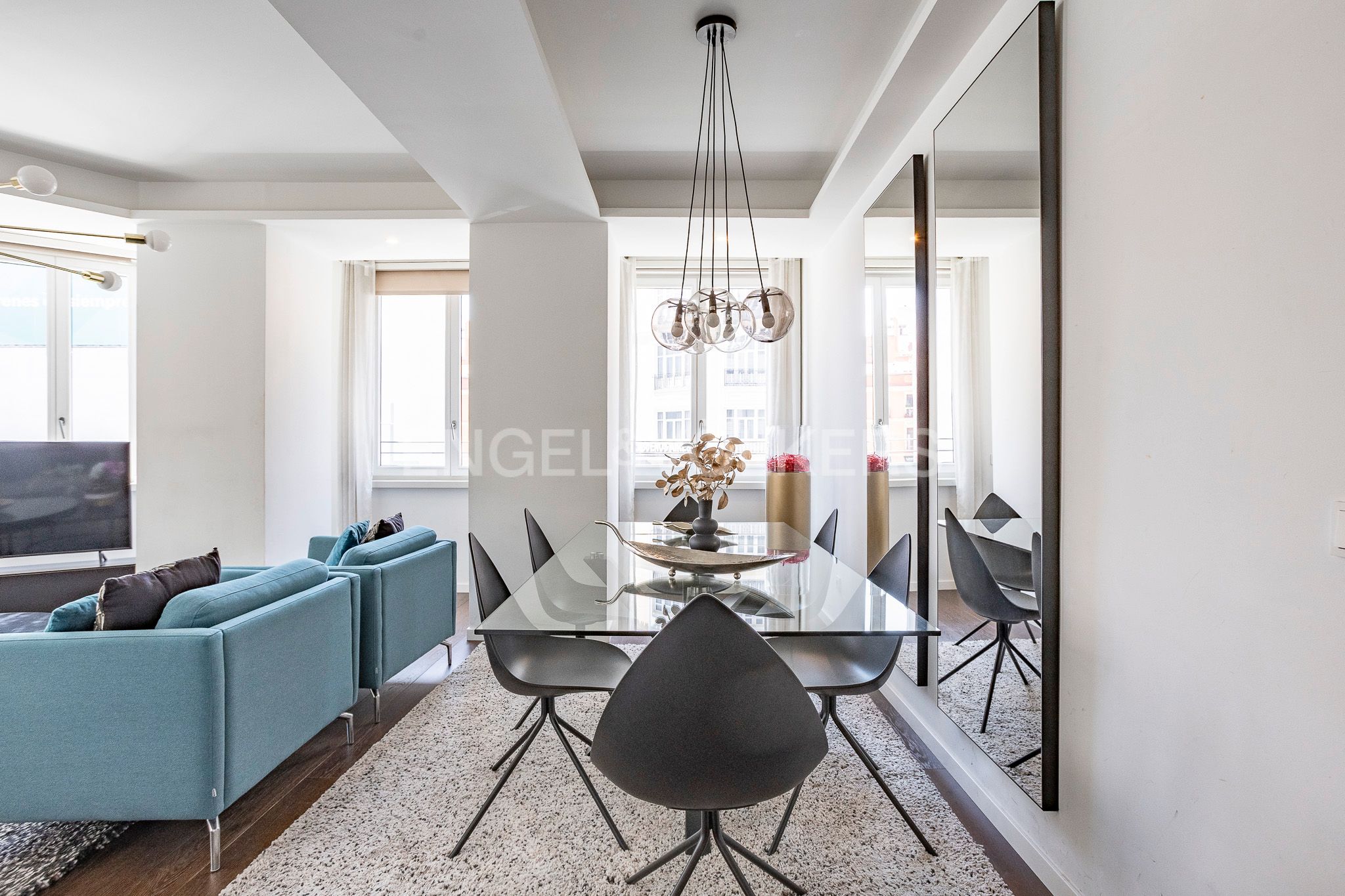 Comedor de Apartamento en venta en  Madrid Capital con Aire acondicionado, Calefacción y Piscina