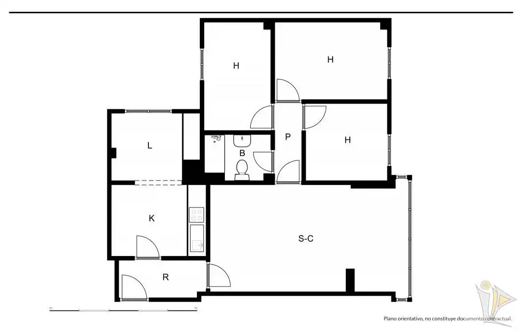 Piso con ascensor en venta en CL VERACRUZ, imagen 3