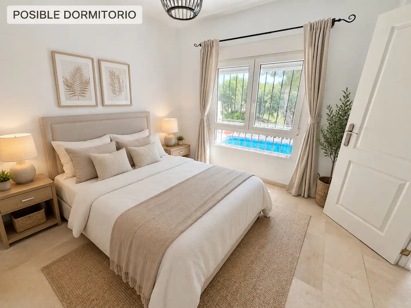 Dormitori de Casa o xalet en venda en Orihuela amb Aire condicionat, Calefacció i Jardí privat