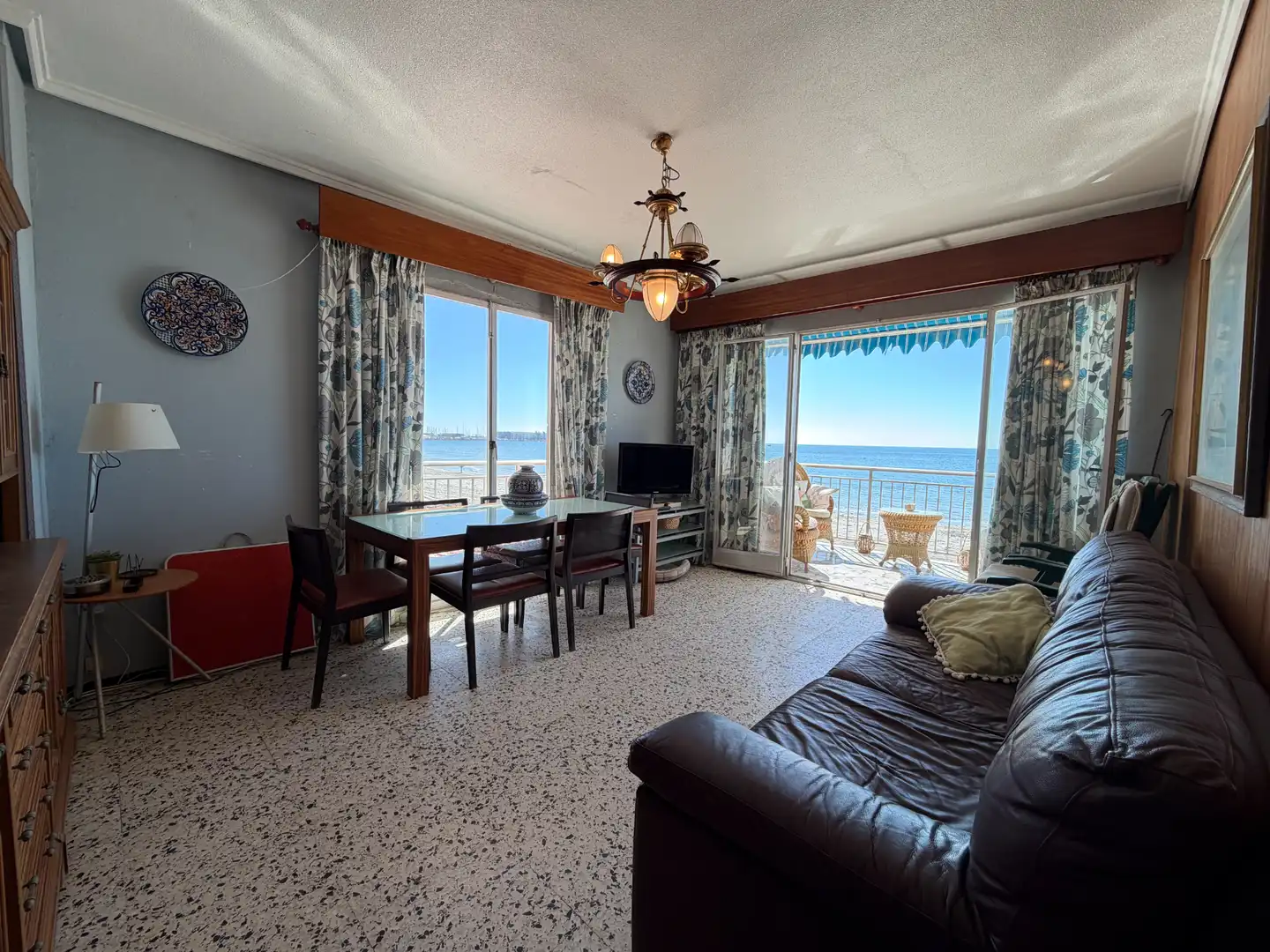 Sala de estar de Piso en venta en Santa Pola con Terraza y Amueblado