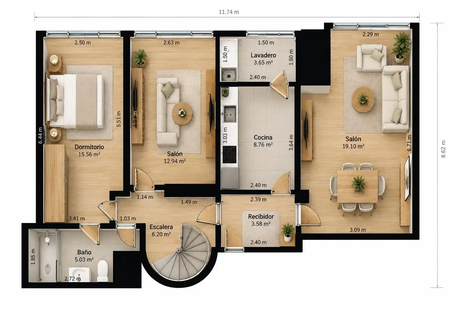 Duplexes for sale in Oviedo , Asturias