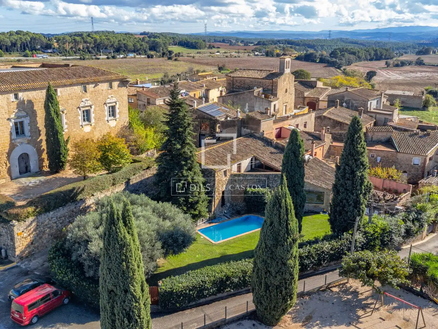Vista exterior de Finca rústica en venta en Bàscara con Aire acondicionado, Calefacción y Jardín privado