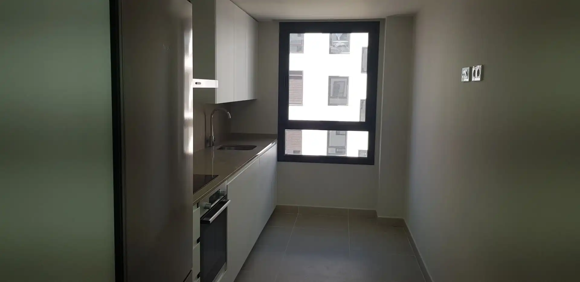 Cocina de Piso de alquiler en Málaga con Aire acondicionado, Parquet y Terraza