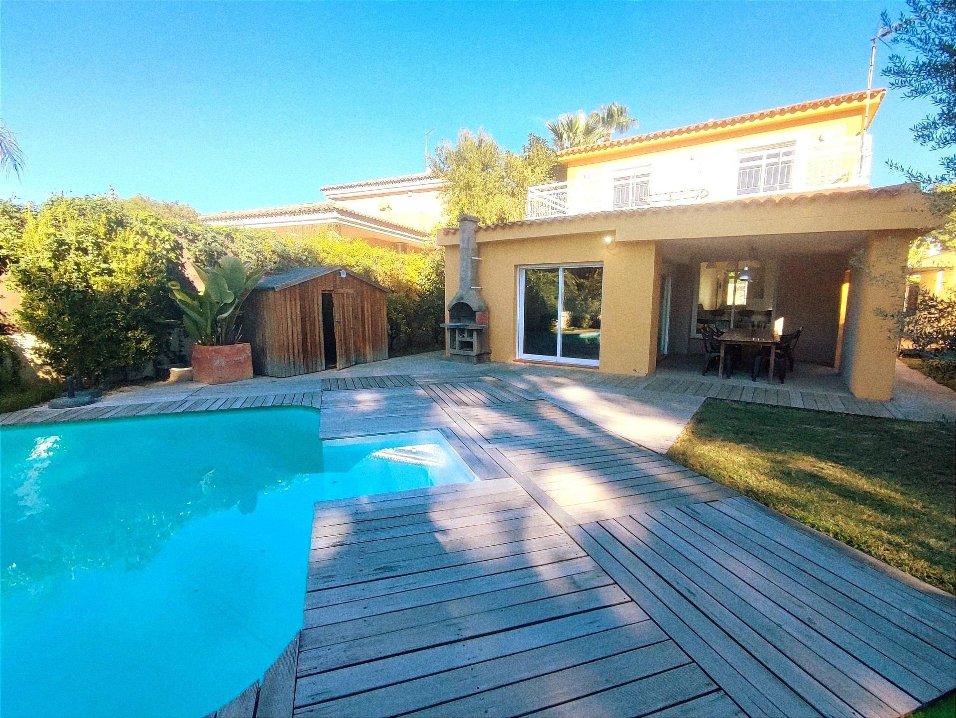 Piscina de Casa o xalet en venda en Riba-roja de Túria amb Calefacció, Terrassa i Piscina