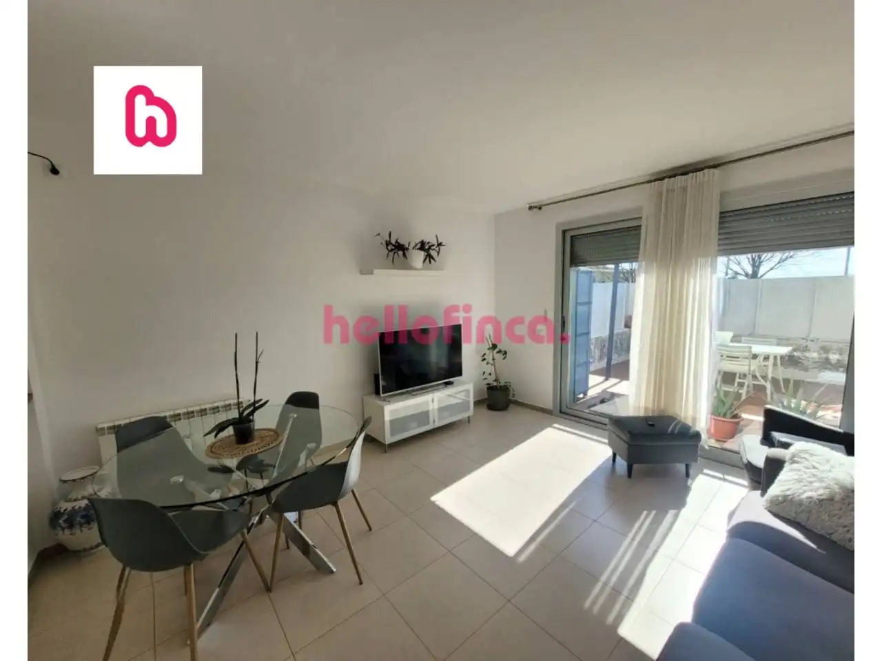 Sala de estar de Piso en venta en Les Masies de Voltregà con Calefacción, Jardín privado y Terraza
