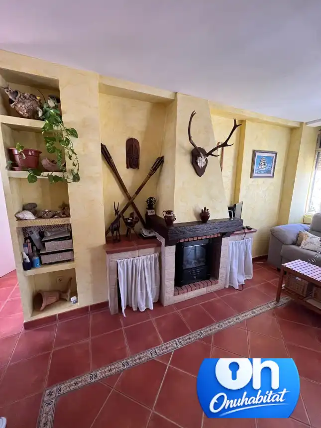 Sala de estar de Piso en venta en El Rompido con Jardín privado, Piscina y Amueblado