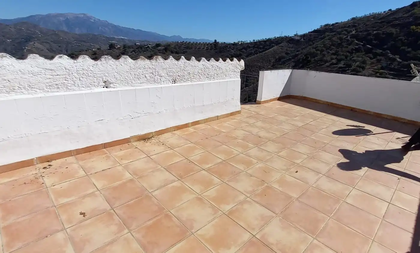 Terrace of Country homes for sale in Cútar  with Private garden, Terrace and Storage room