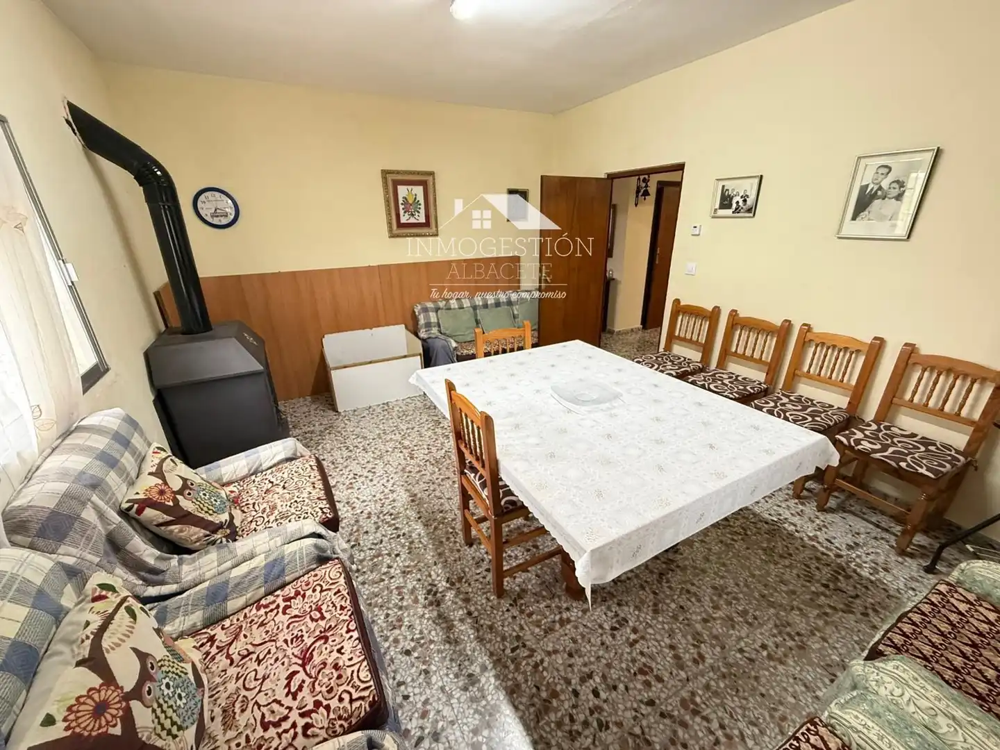 Wohnzimmer von Haus oder Chalet zum Verkauf in Albacete mit Klimaanlage, Heizung und Privatgarten