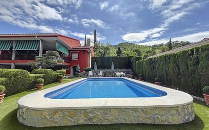 Swimming pool of House or chalet for sale in Genovés  with Air Conditioner, Heating and Private garden
