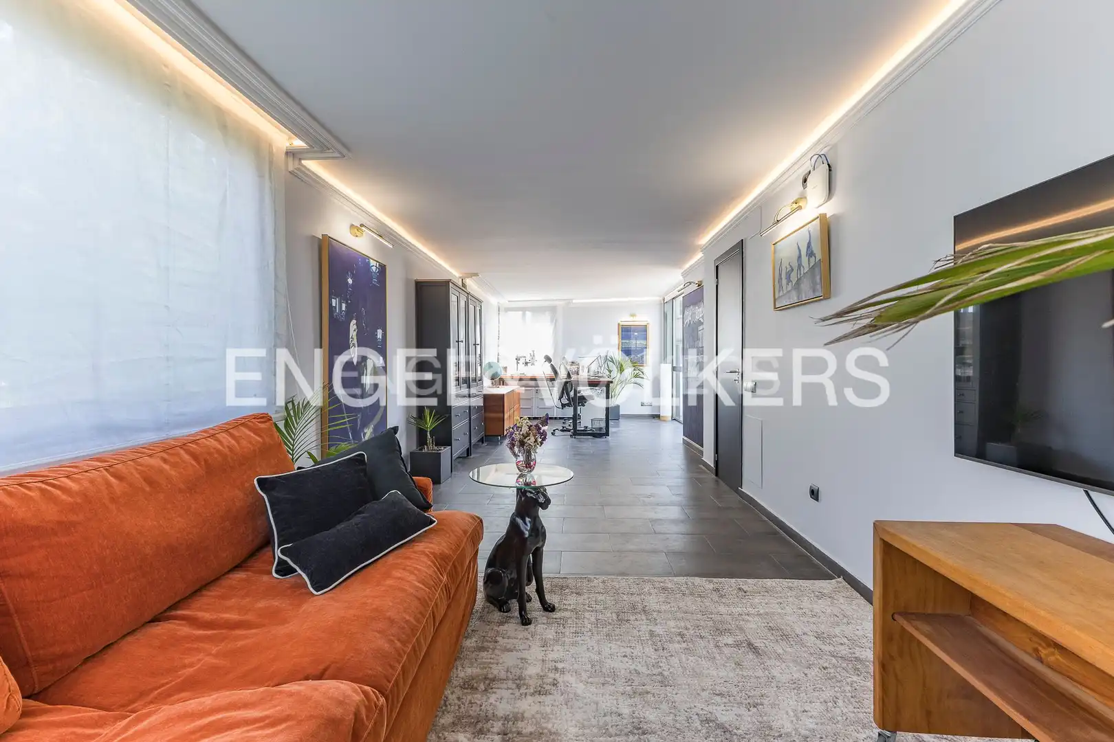 Living room of Houses for sale in Castelldefels  with Air Conditioner, Heating and Private garden