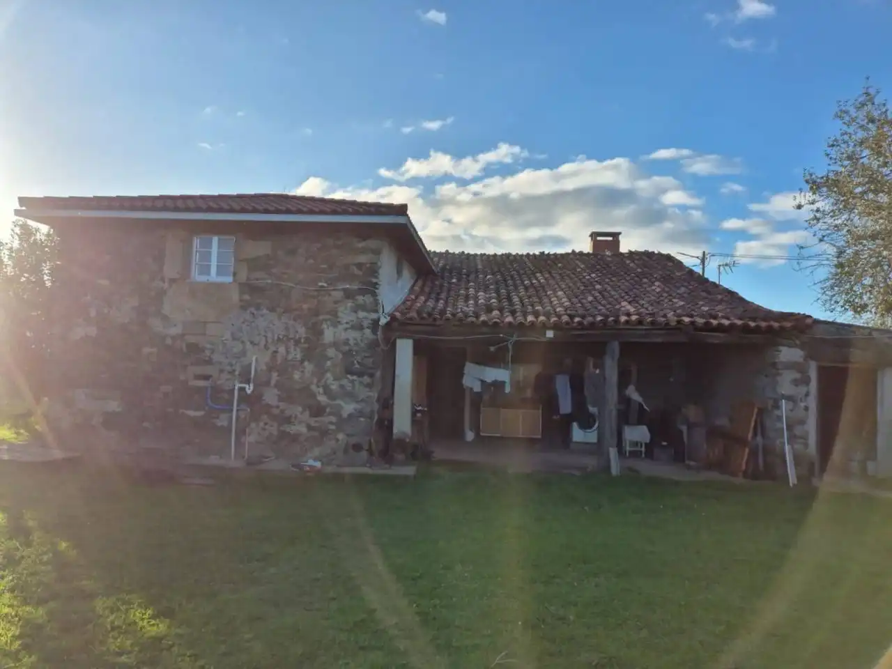 Vista exterior de Casa o chalet en venta en Oza dos Ríos con Calefacción y Jardín privado