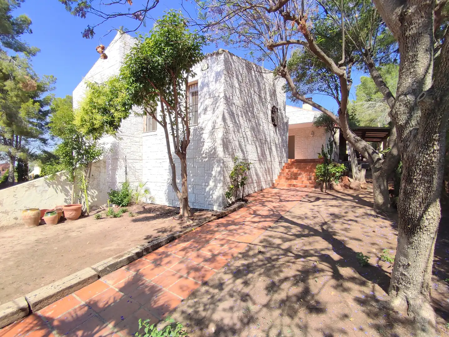 Vista exterior de Casa o xalet de lloguer en Puçol amb Calefacció, Jardí privat i Terrassa