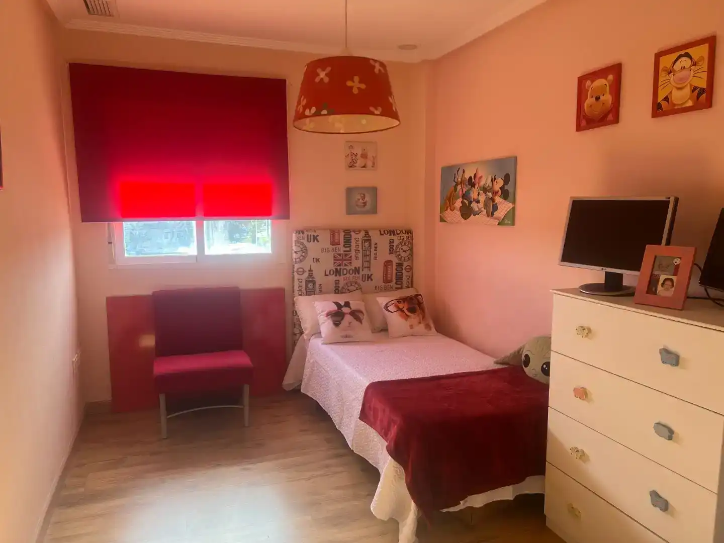 Dormitori de Pis en venda en Elche / Elx amb Aire condicionat, Jardí privat i Parquet