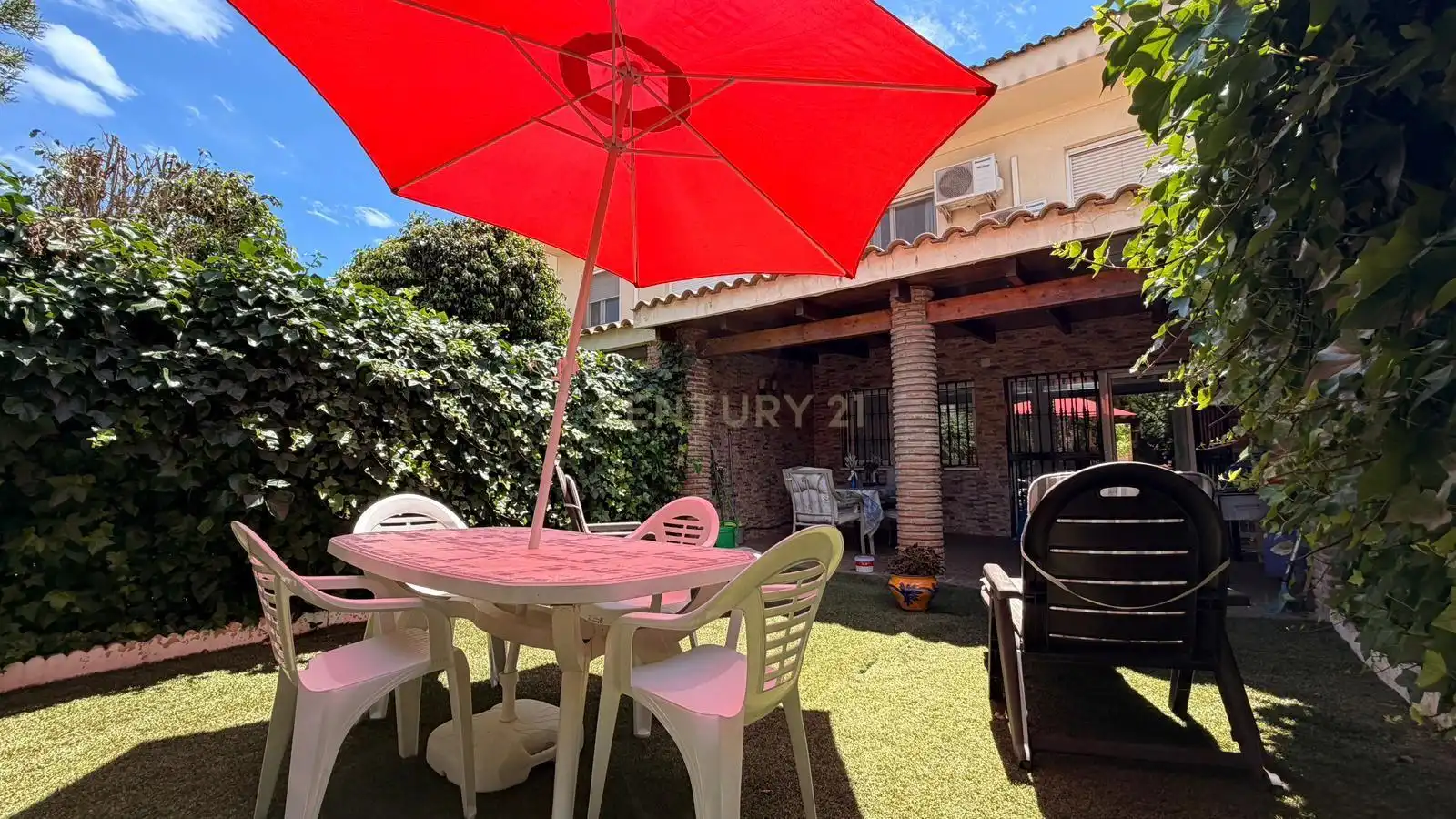 Terrace of Detached homes for sale in Málaga  with Air Conditioner, Storage room and Swimming Pool