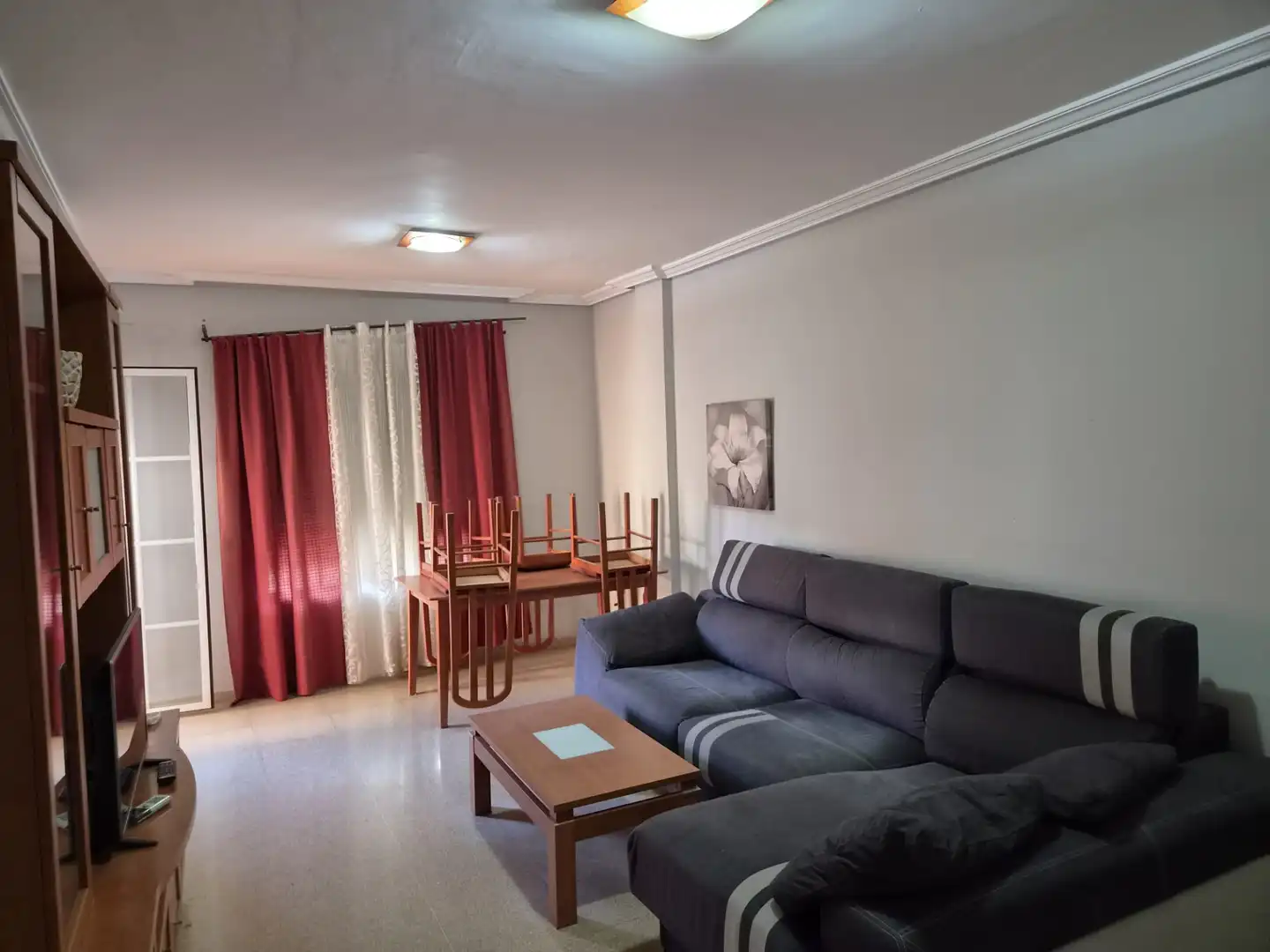 Sala de estar de Piso en venta en Almendralejo con Aire acondicionado, Calefacción y Trastero