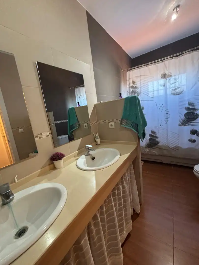 Baño de Finca rústica en venta en Almensilla con Aire acondicionado, Jardín privado y Terraza