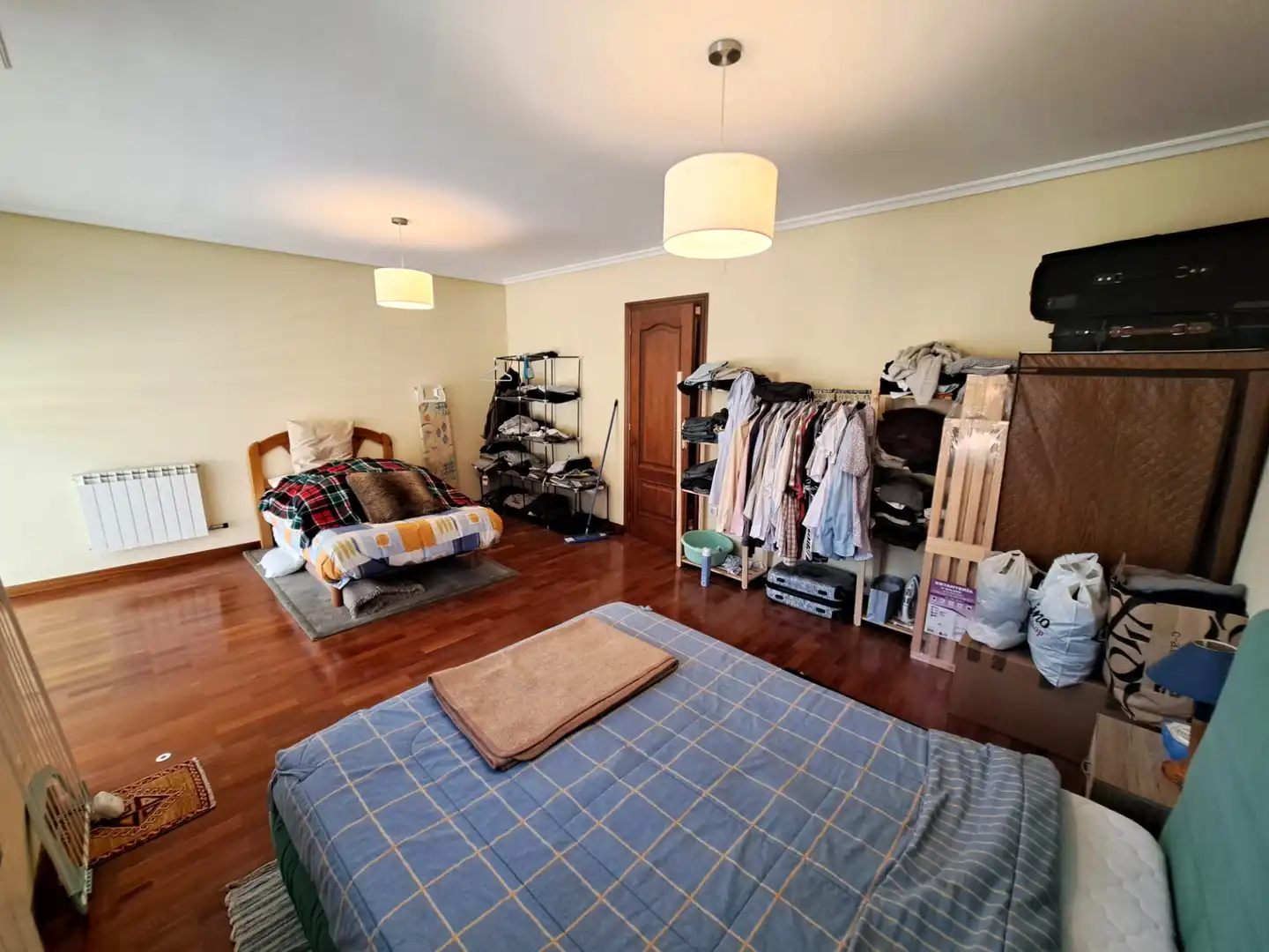 Schlafzimmer von Einfamilien-Reihenhaus zum Verkauf in Zarratón mit Heizung, Terrasse und Möbliert
