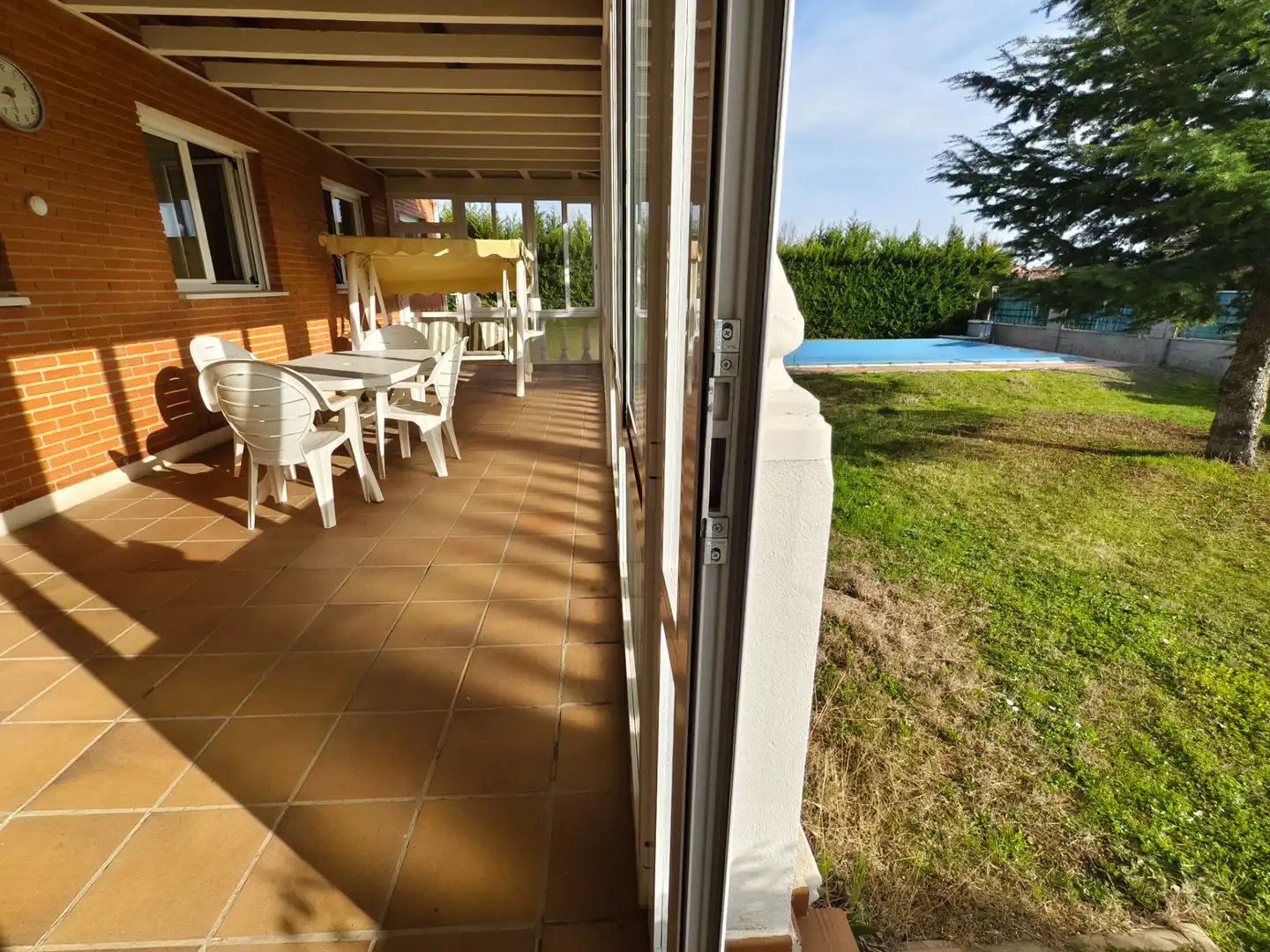 Jardín de Casa o chalet en venta en Grijota con Calefacción, Jardín privado y Piscina