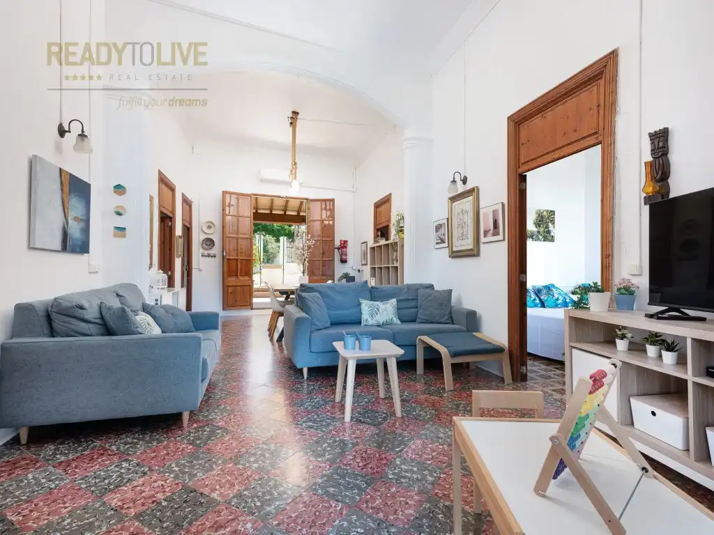 Sala de estar de Casa o chalet de alquiler en Alcúdia con Terraza, Amueblado y Microondas