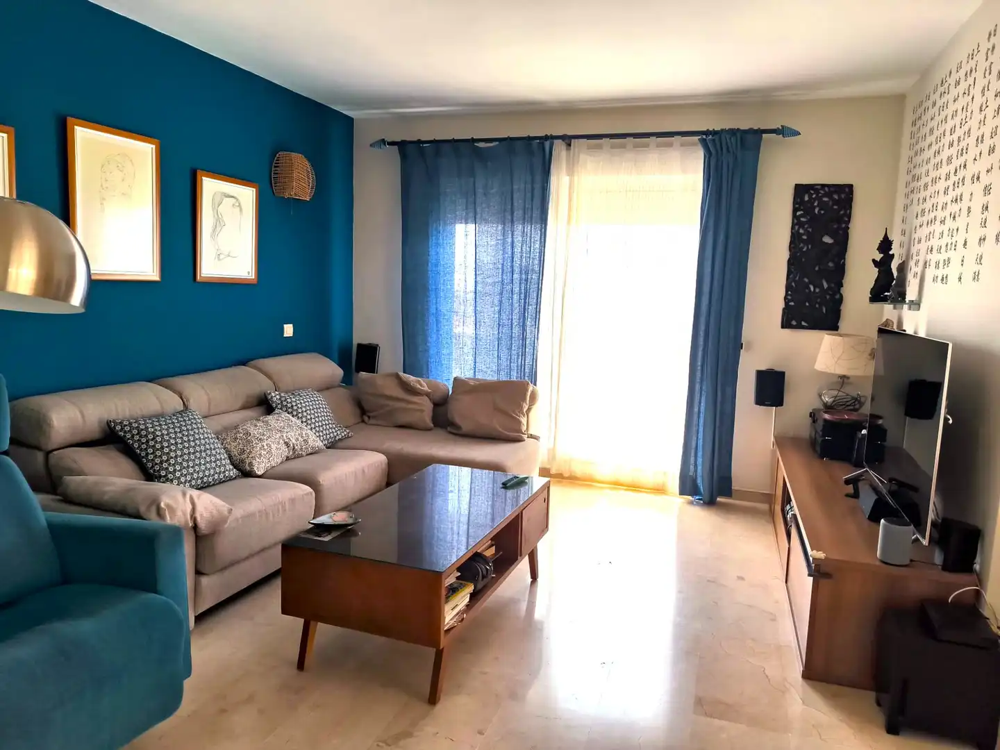 Sala de estar de Ático en venta en Torremolinos con Aire acondicionado, Terraza y Trastero