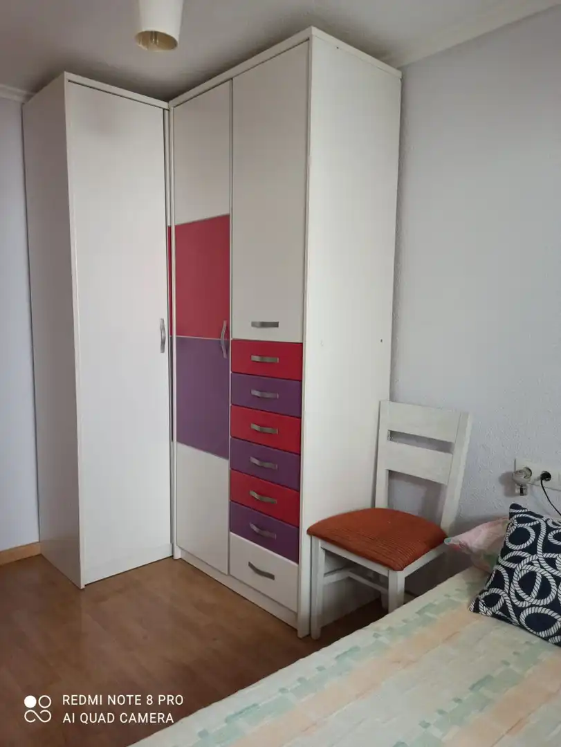 Bedroom of Flat for sale in Albacete  with Air Conditioner, Heating and Parquet flooring