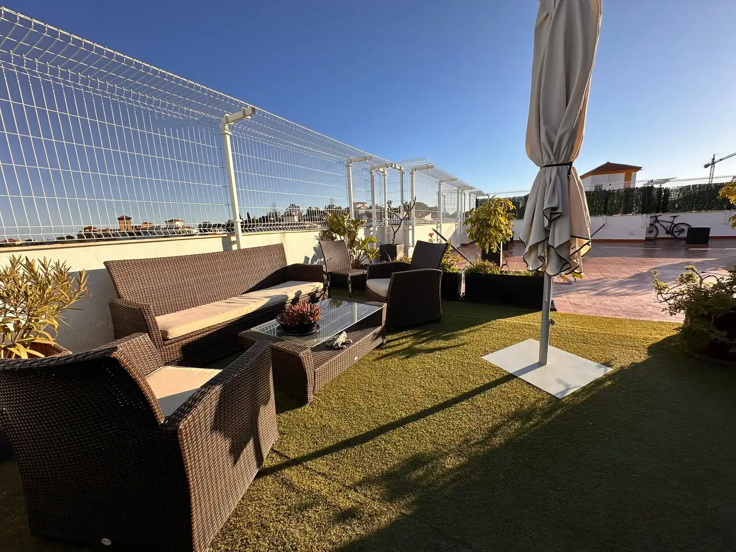 Terrace of Attic for sale in Benalmádena  with Air Conditioner, Heating and Terrace