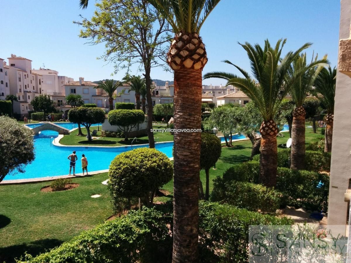 Jardí de Apartament en venda en Jávea / Xàbia amb Calefacció, Terrassa i Piscina comunitària