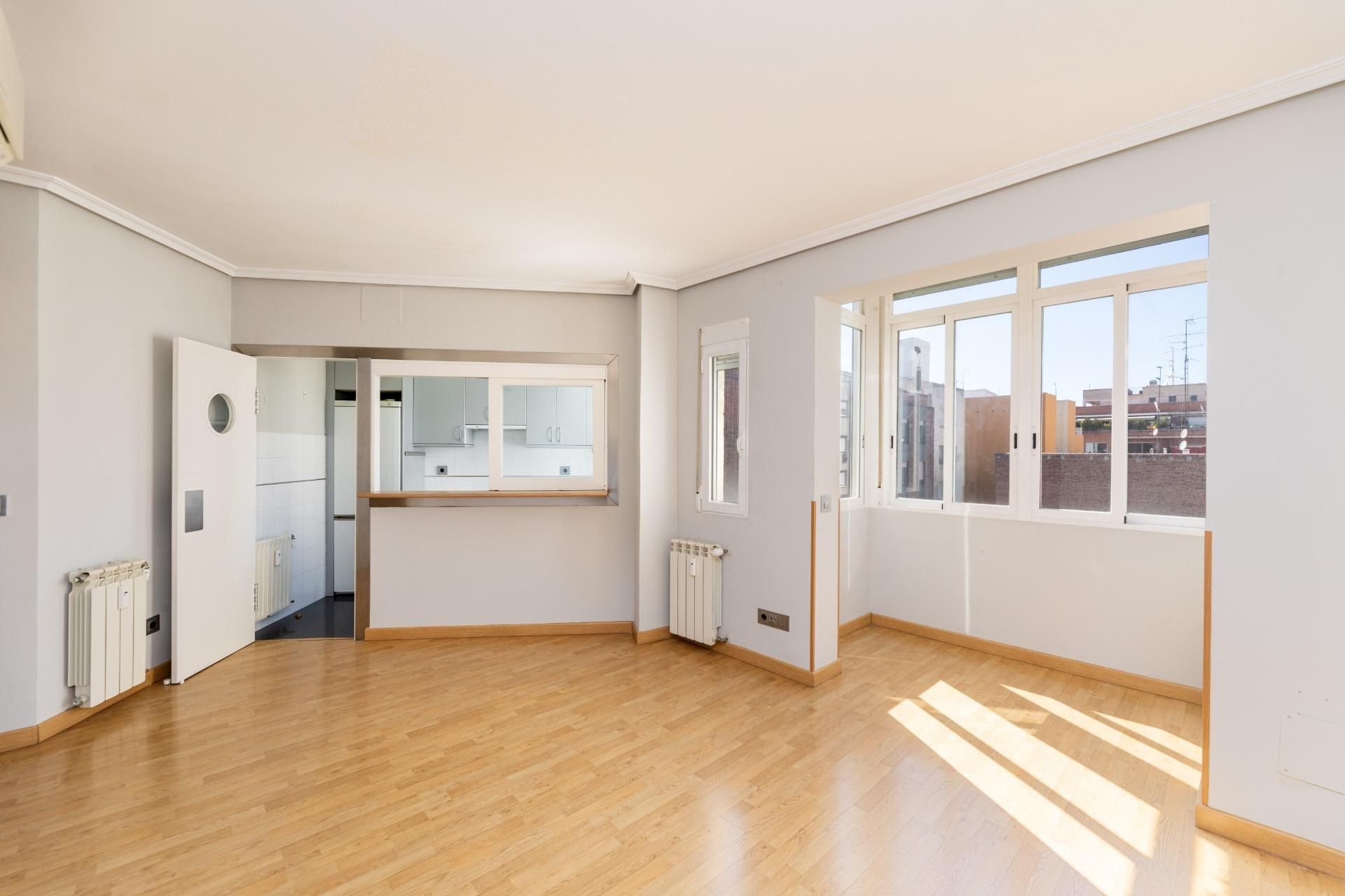 Sala de estar de Apartamento de alquiler en  Madrid Capital con Calefacción