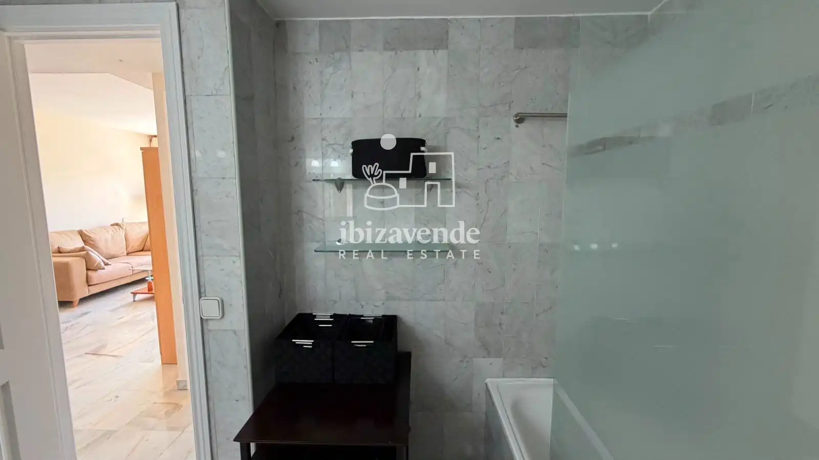 Bathroom of Flat for sale in Eivissa  with Air Conditioner, Swimming Pool and Furnished