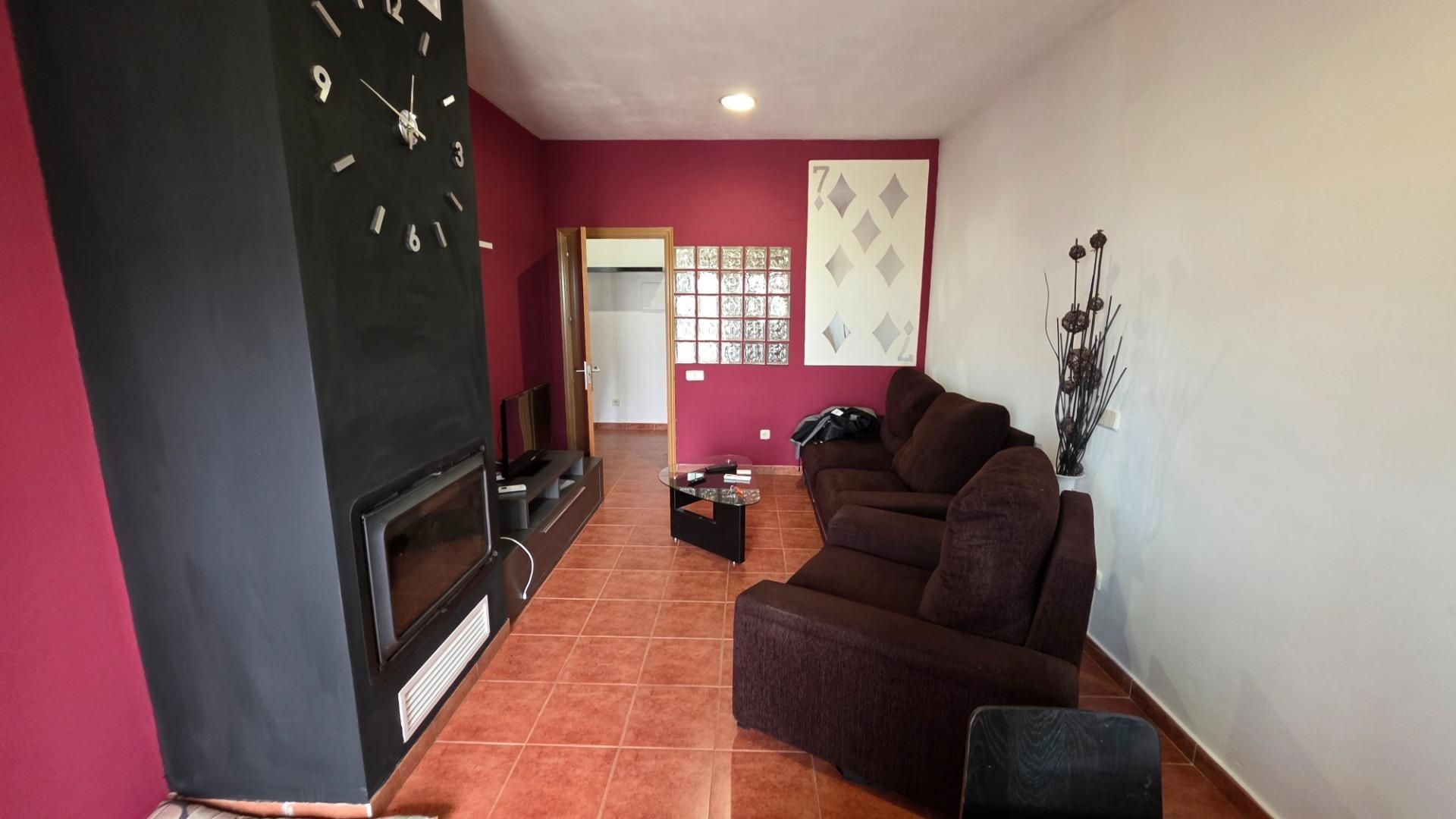 Living room of Flat for sale in Valdeolmos-Alalpardo  with Air Conditioner, Private garden and Terrace