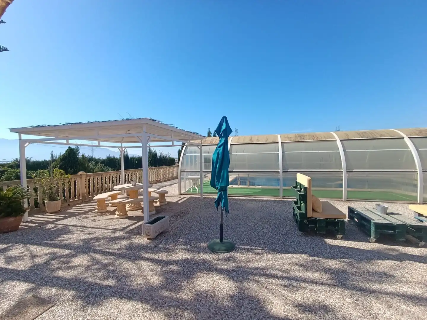 Terrasse von Haus oder Chalet zum Verkauf in Murcia mit Klimaanlage, Heizung und Privatgarten
