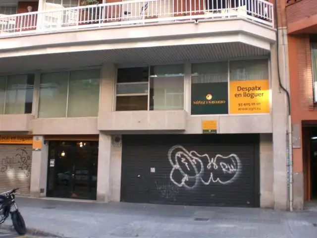 Vista exterior de Garaje de alquiler en Barcelona