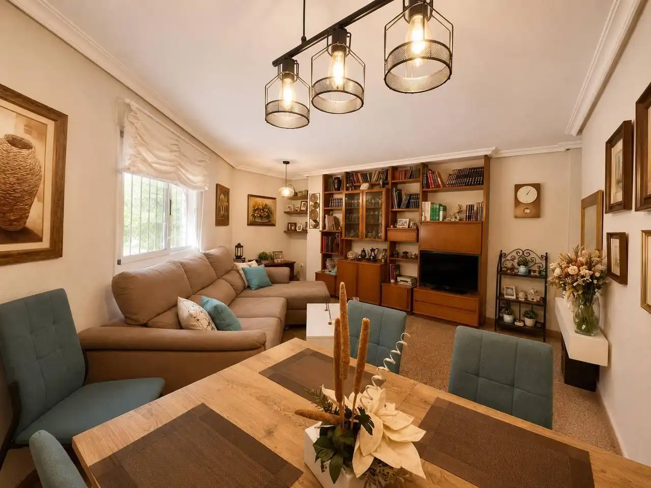 Sala de estar de Ático en venta en Alicante / Alacant con Aire acondicionado, Calefacción y Terraza