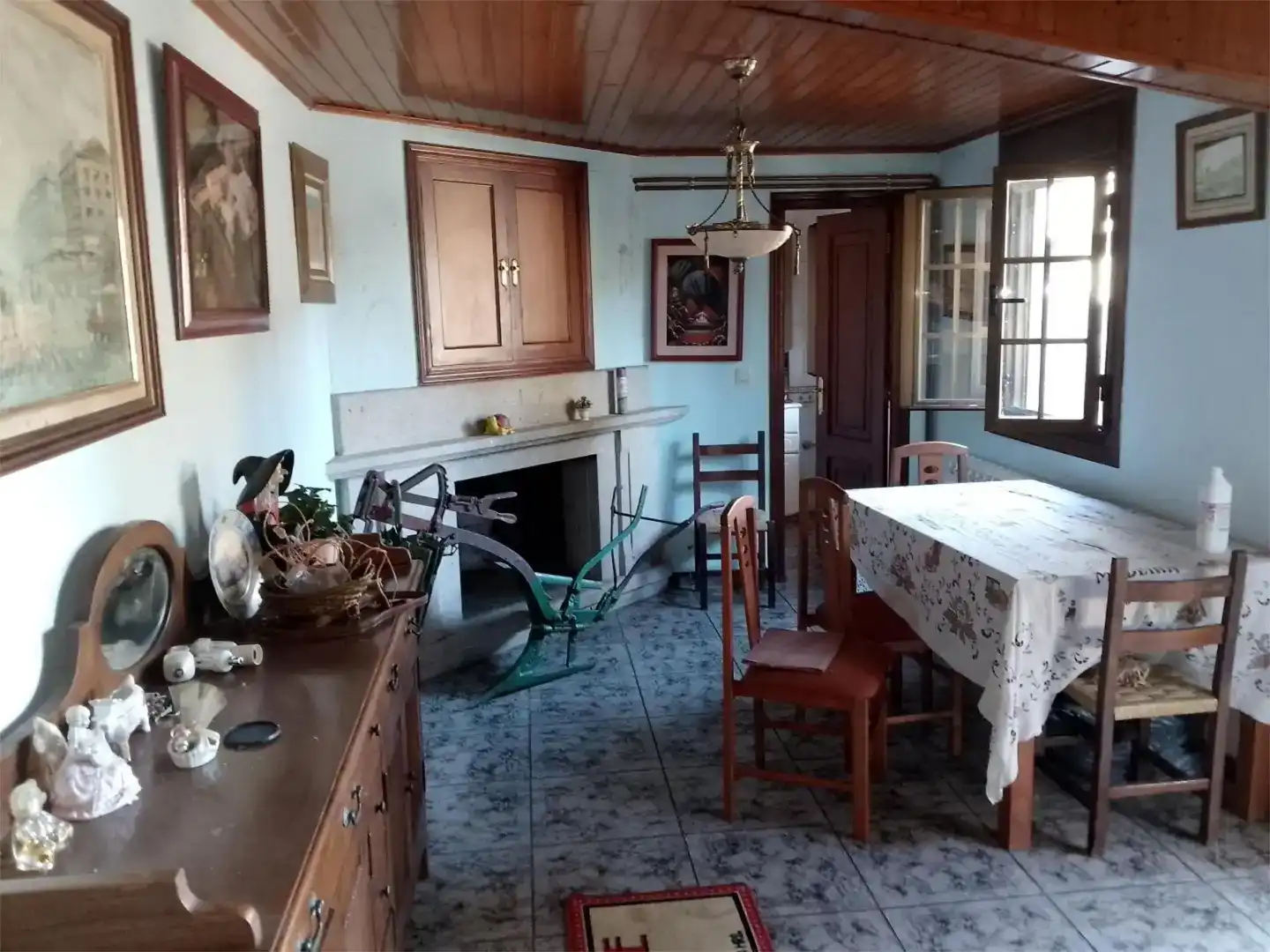 Comedor de Piso en venta en Curtis con Jardín privado, Parquet y Trastero