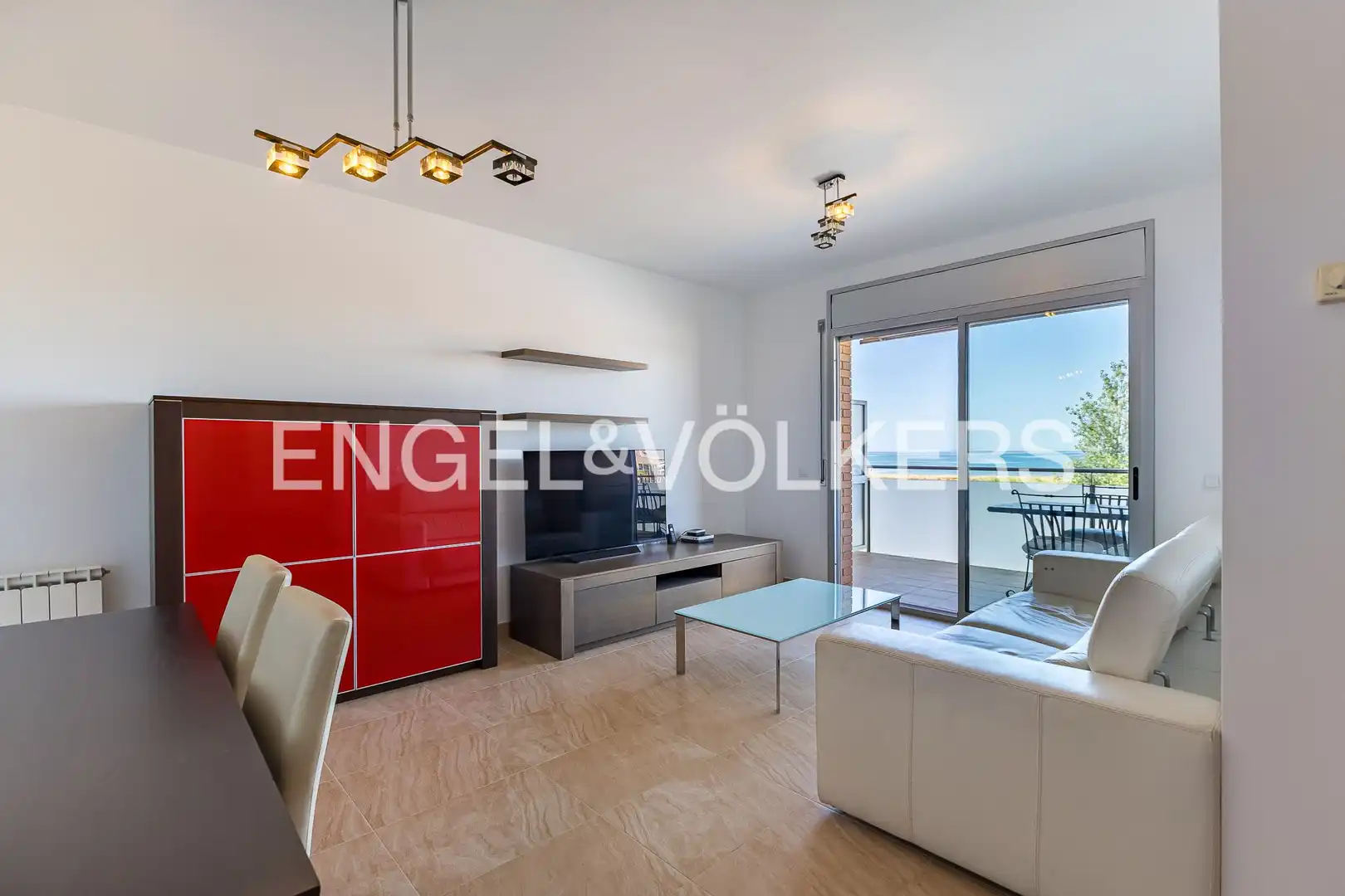 Sala de estar de Piso en venta en Cubelles con Aire acondicionado, Calefacción y Terraza