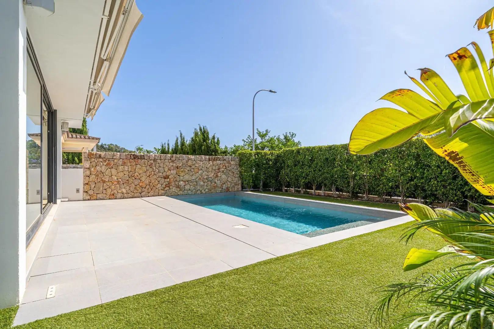 Piscina de Casa o xalet en venda en  Palma de Mallorca amb Aire condicionat, Calefacció i Jardí privat