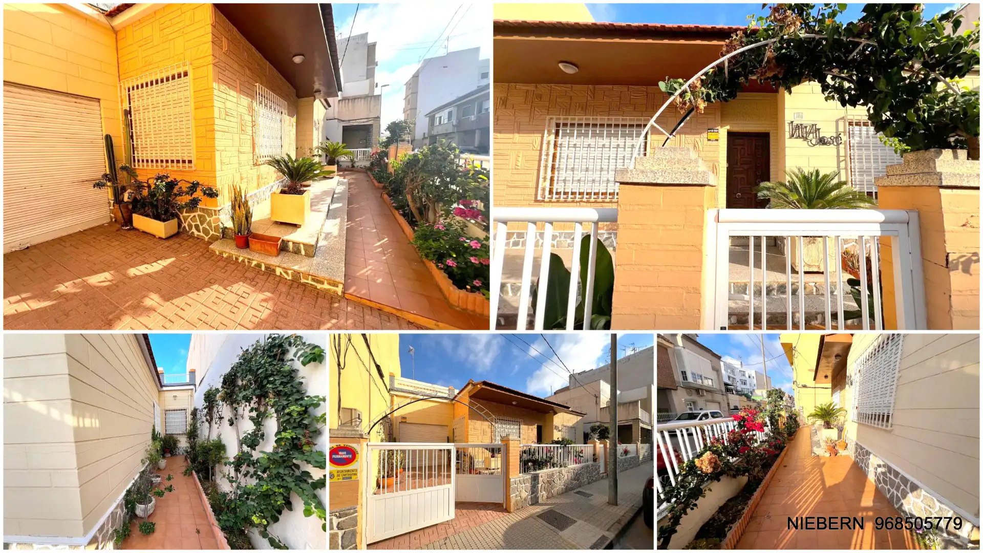 Vista exterior de Casa o xalet en venda en Cartagena amb Jardí privat, Terrassa i Traster