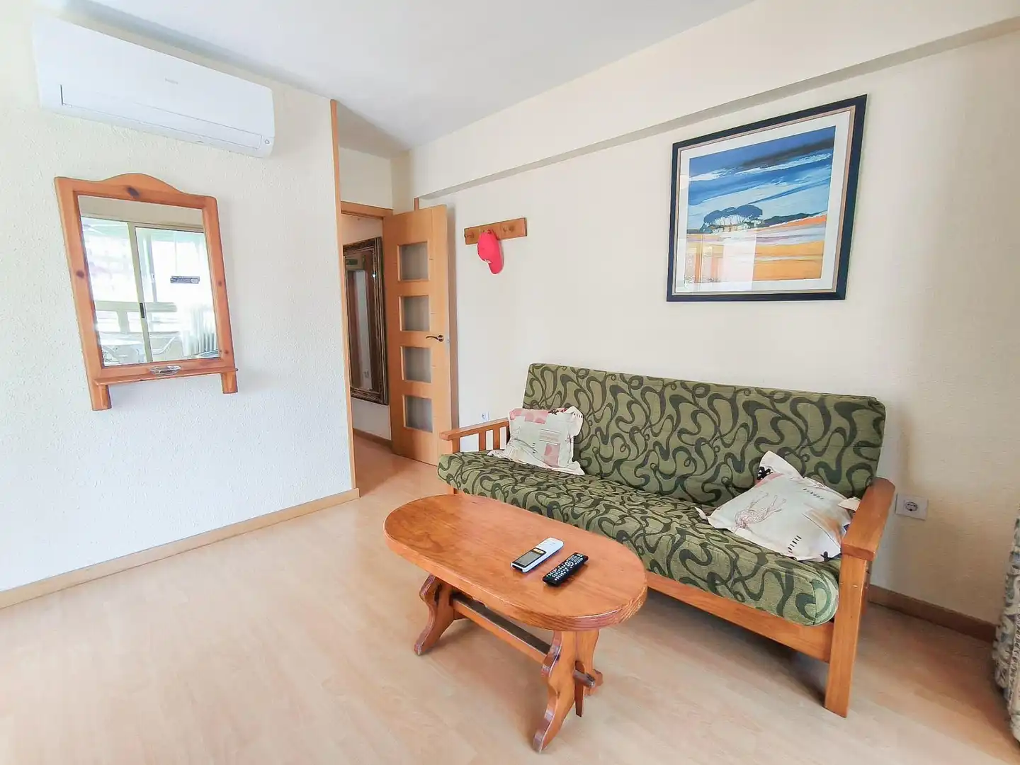 Living room of Apartments for sale in Benidorm  with Air Conditioner, Private garden and Furnished