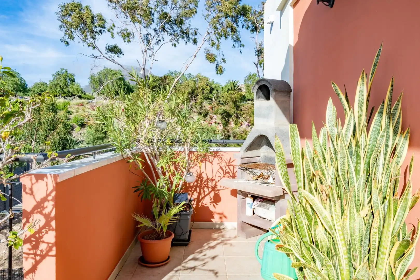 Terrassa de Apartament de lloguer en Arona amb Jardí privat, Terrassa i Moblat