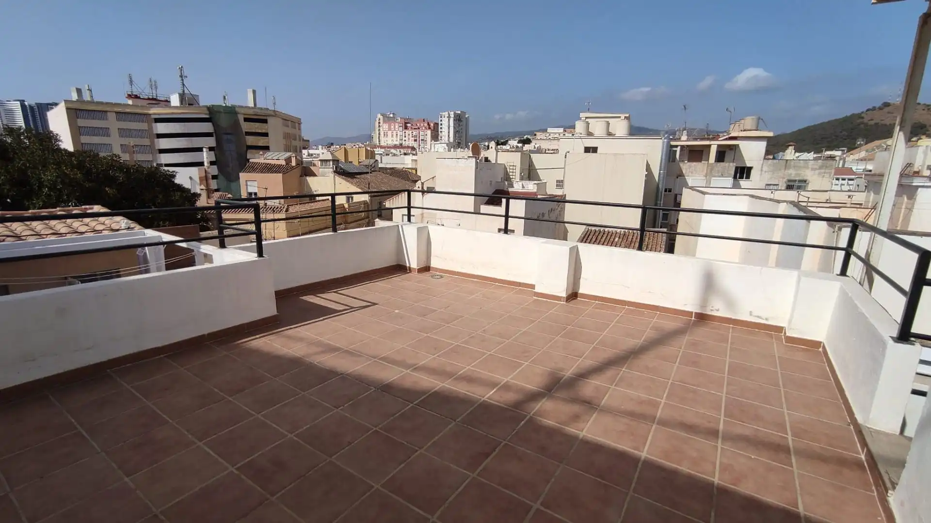 Terrasse von Dachboden zur Miete in Málaga mit Klimaanlage, Heizung und Terrasse