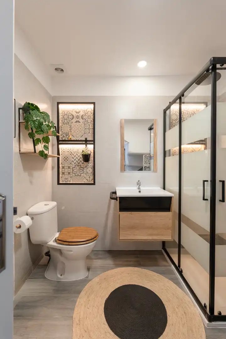 Baño de Casa adosada en venta en Marbella con Aire acondicionado, Terraza y Piscina