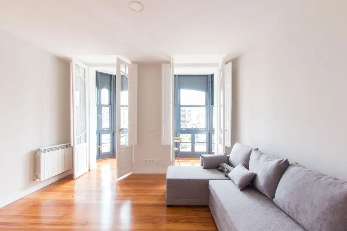 Living room of Flat for sale in  Pamplona / Iruña  with Heating and Balcony