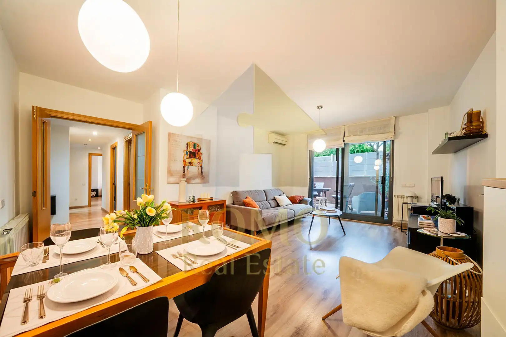 Vista exterior de Planta baja en venta en Polinyà con Aire acondicionado, Calefacción y Parquet