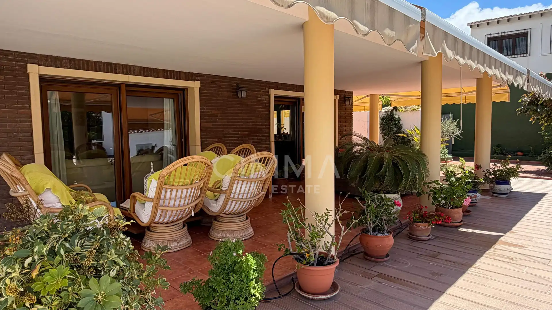Terraza de Casa o chalet en venta en Benidorm con Aire acondicionado, Calefacción y Jardín privado
