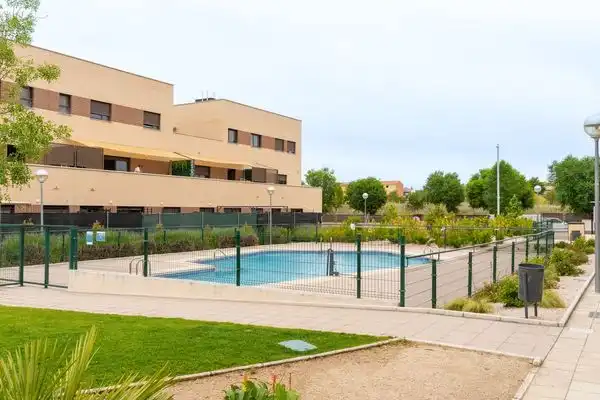 Swimming pool of Flat for rent in Madrid  with Storage room, Pets allowed and Community pool
