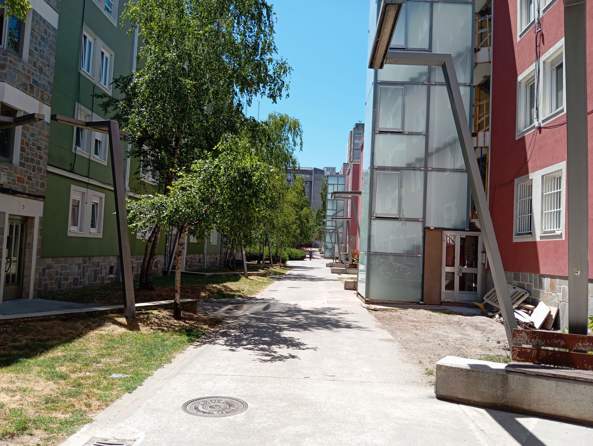 Vista exterior de Pis en venda en A Coruña Capital 