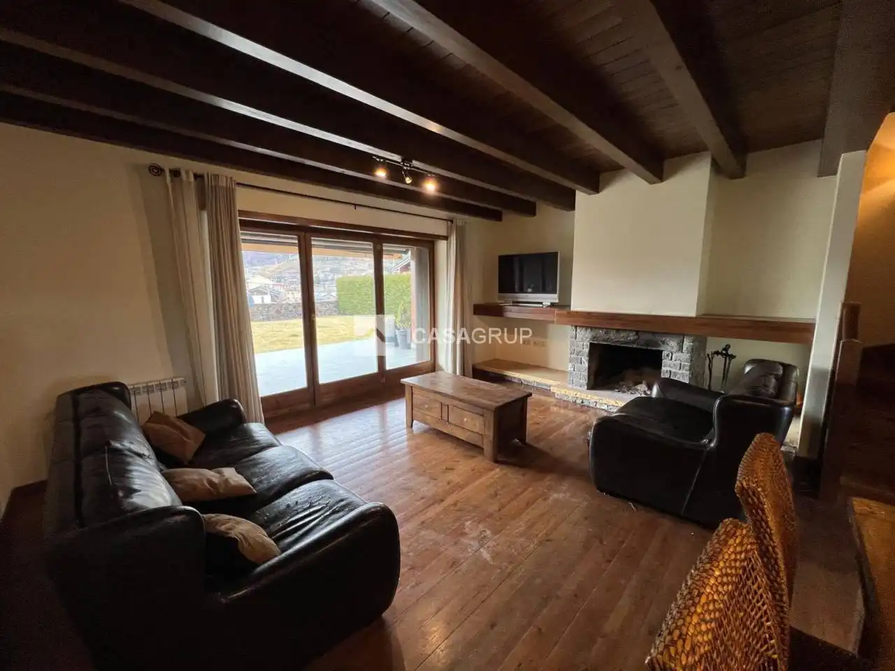 Wohnzimmer von Haus oder Chalet zum Verkauf in Bellver de Cerdanya mit Heizung, Parkett und Terrasse